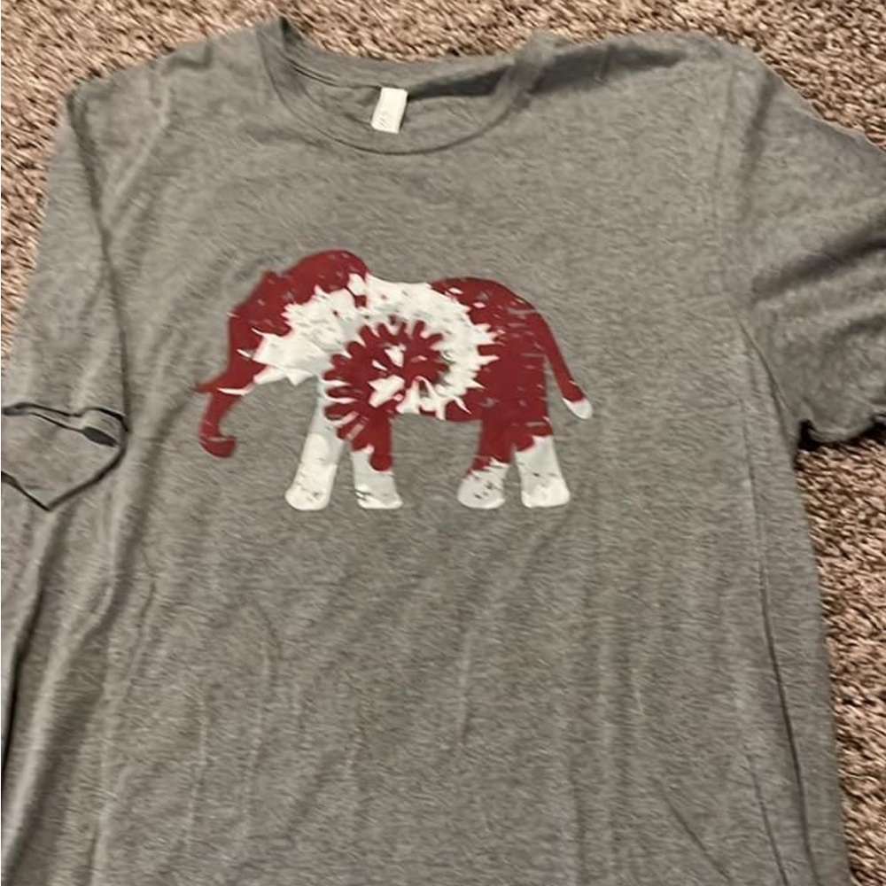 COPY - Alabama tie dye elephant tee 2XL
